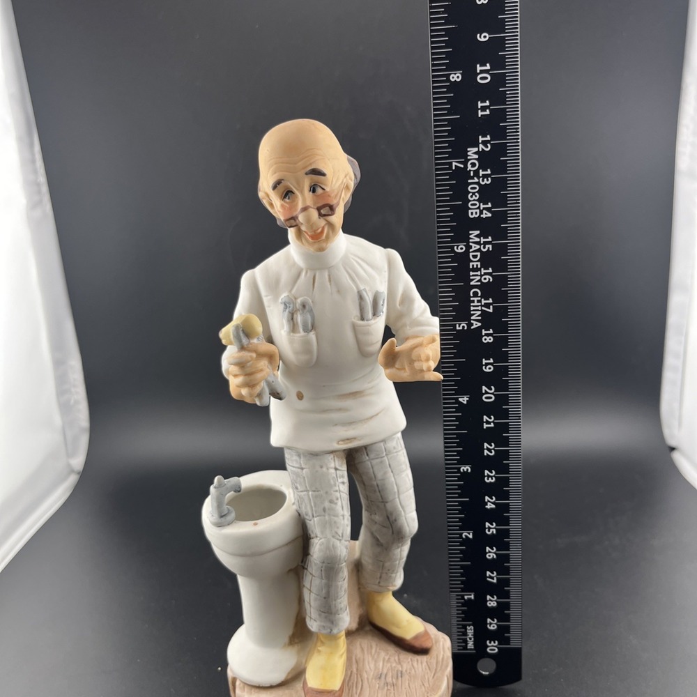 Lefton Porcelain Dentist Figurine Statue 8" X 3" - Picture 10 of 14